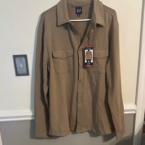 GAP Men's Light Brown‎ Shirt Jacket size XL